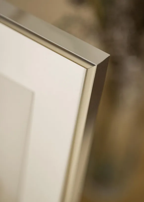 Ram Aluminium Blank Silver 50x50 cm - Passepartout Vit 35x35 cm
