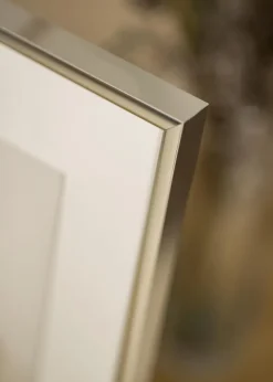 Ram Aluminium Blank Silver 50x70 cm - Passepartout Vit 40x60 cm