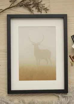Ram Amanda Box Glas Svart 60x90 cm