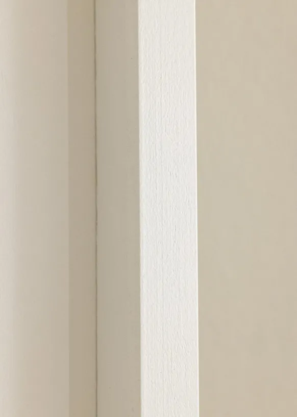 Ram Amanda Box Glas Vit 65x65 cm