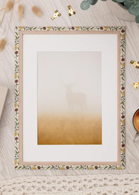 Ram Arco Blommig Ek 30x45 cm
