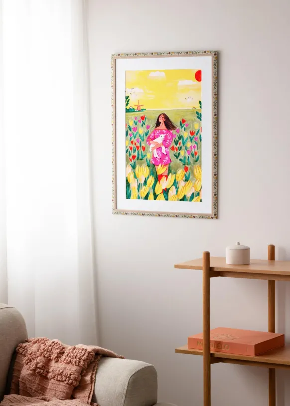 Ram Arco Blommig Ek 42x59.4 cm (A2)