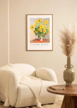 Ram Ares Mässing 40x60 cm - Passepartout Vit 30x50 cm