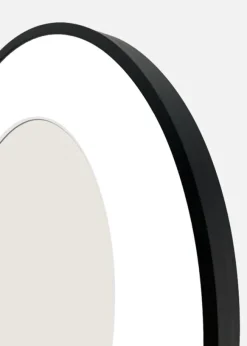 Ram Aster Oval Glas Svart 13x18 cm