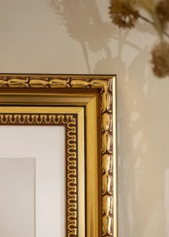Ram Birka Premium Glas Guld 29,7x42 cm (A3)