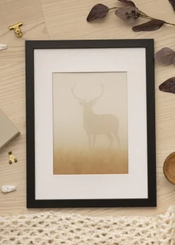 Ram Black Wood 50x75 cm