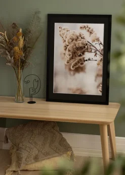 Ram Black Wood 30x40 cm - Passepartout Svart 21x29,7 cm (A4)