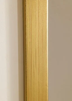 Ram Blocky Guld - Valfri Storlek (Akrylglas)