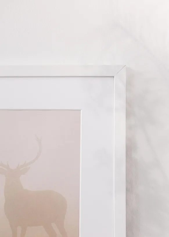 Ram Brooke Vit 30x40 cm