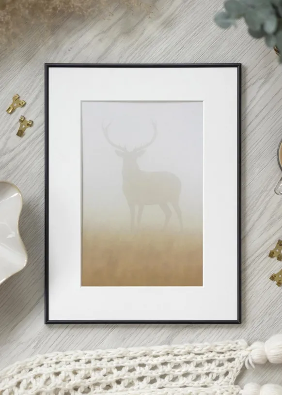 Ram Can-can Glas Svart 20x30 cm