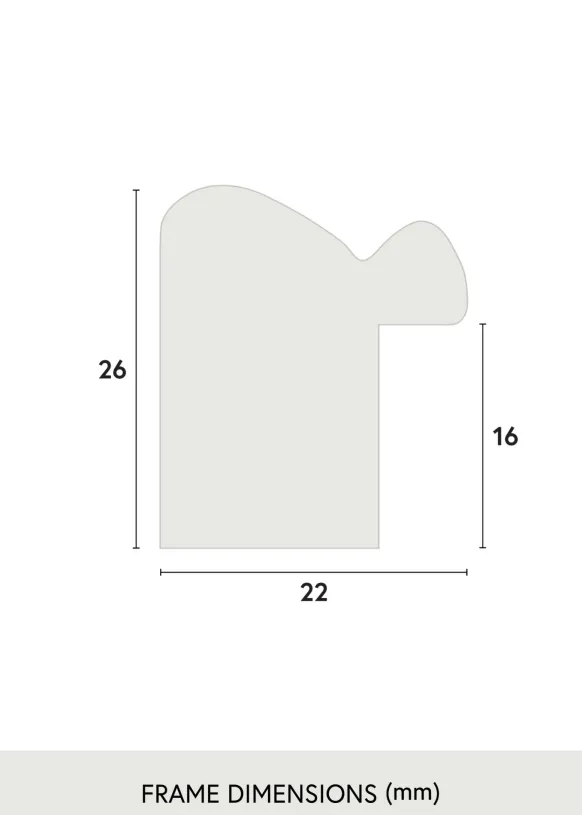 Ram Canterbury Blå 30x45 cm