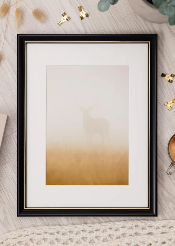 Ram Canterbury Svart 30x45 cm