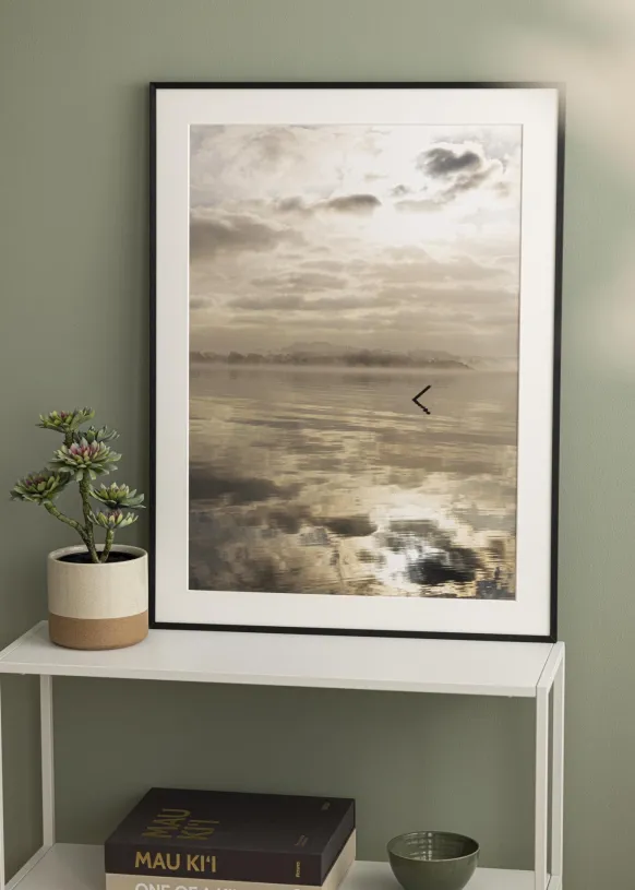 Ram Chair Glas Svart 70x100 cm