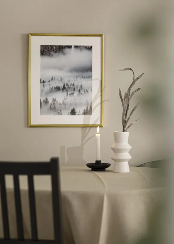 Ram Classic Glas Guld 15x15 cm