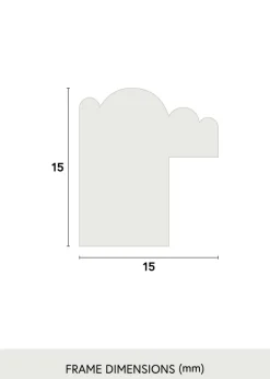 Ram Classic Glas Silver 18x24 cm