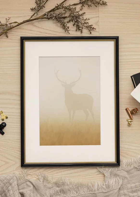 Ram Classic Glas Svart 24x30 cm