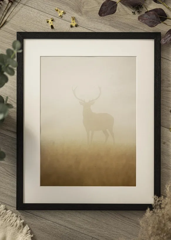 Ram Devon Svart - Valfri Storlek (Akrylglas)