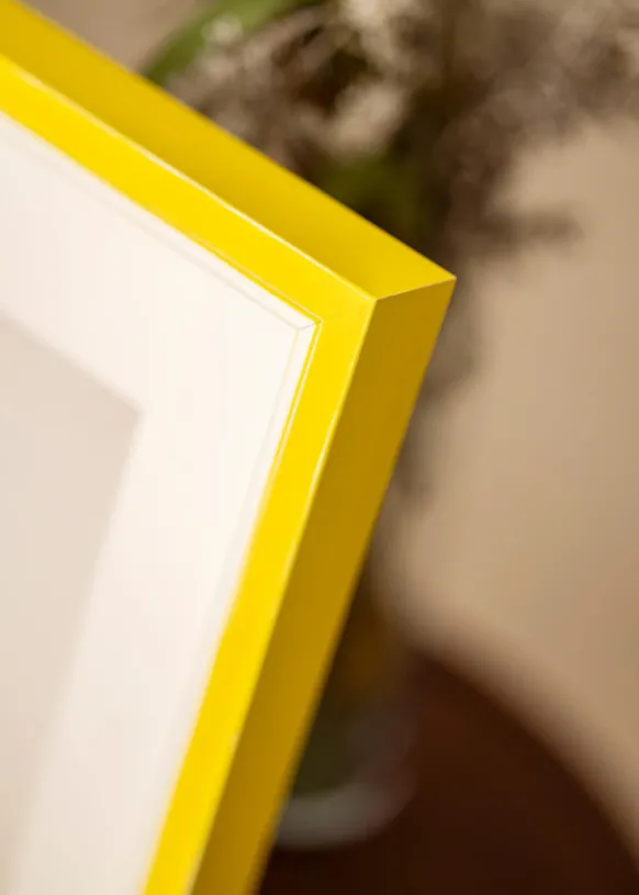 Ram Diana Gul 30x40 cm - Passepartout Vit 20x30 cm