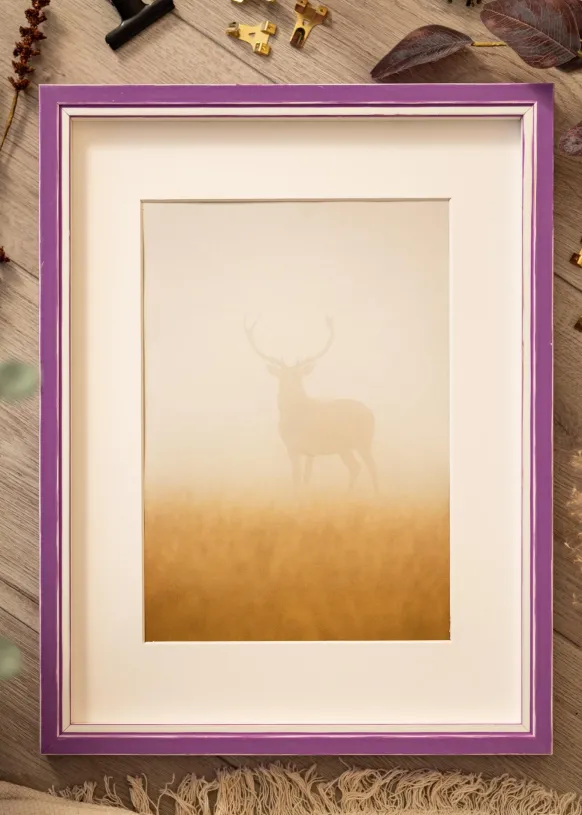 Ram Diana Lila 28x35 cm - Passepartout Vit 18x25 cm
