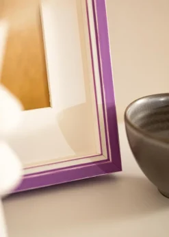 Ram Diana Lila 45x60 cm - Passepartout Vit 13x19 inches