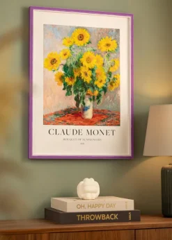 Ram Diana Lila 45x60 cm - Passepartout Vit 13x19 inches