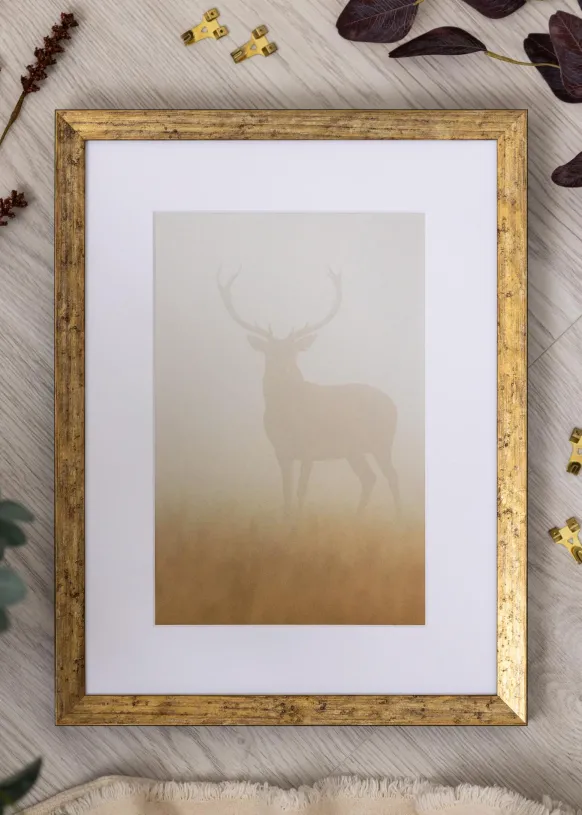 Ram Dune Guld 42x59,4 cm (A2)