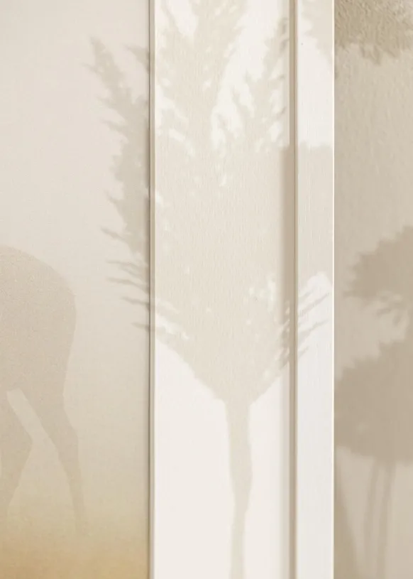 Ram Edsbyn Glas Vit 40x60 cm