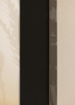 Ram Edsbyn Grafit 50x70 cm - Passepartout Svart 42x59,4 cm (A2)