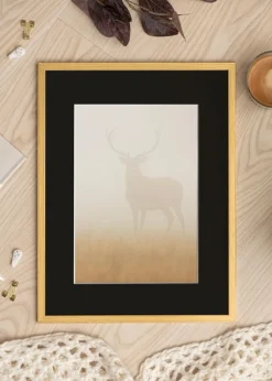 Ram Edsbyn Guld 15x20 cm - Passepartout Svart 4x5 inches