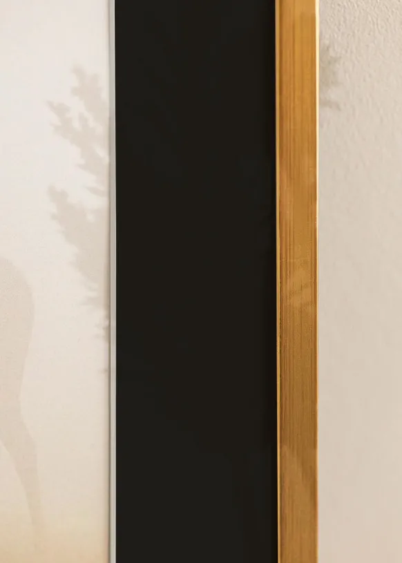 Ram Edsbyn Guld 15x20 cm - Passepartout Svart 11x15 cm