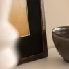 Ram Edsbyn Valnöt 50x50 cm - Passepartout Svart 35x35 cm