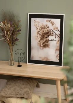 Ram Edsbyn Vit 40x50 cm - Passepartout Svart 30x40 cm