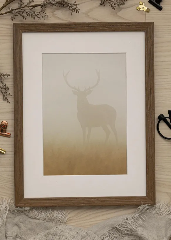 Ram Elegant Box Glas Brun 15x20 cm