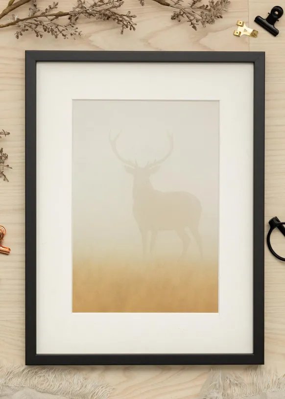 Ram Exklusiv Glas Svart 24x30 cm