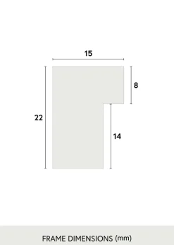 Ram Exklusiv Glas Svart 24x30 cm