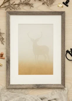 Ram Fiorito Glas Valnöt 30x40 cm