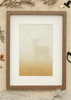 Ram Fiorito Mörk Ek 40x60 cm