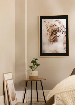 Ram Galant Ek 50x60 cm - Passepartout Svart 35x45 cm