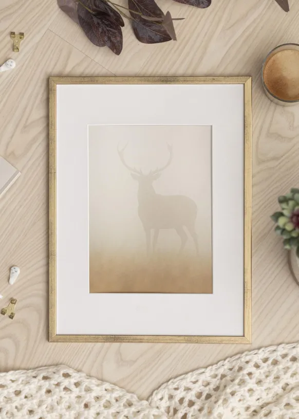 Ram Galant Glas Guld 15x15 cm