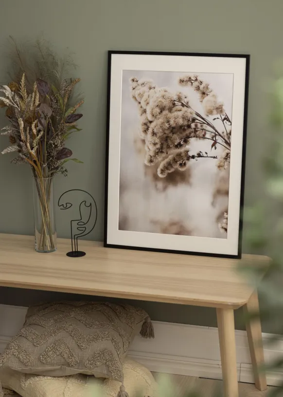 Ram Galant Svart 45x60 cm - Passepartout Vit 35x50 cm