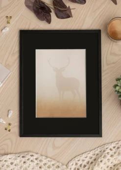 Ram Galant Svart 18x24 cm - Passepartout Svart 13x18 cm