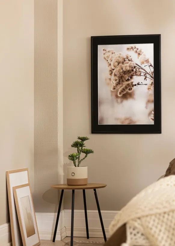 Ram Galant Svart 35x50 cm - Passepartout Svart 9x12 inches
