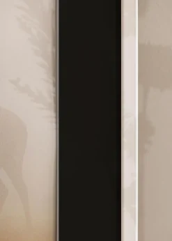 Ram Galant Vit 35x50 cm - Passepartout Svart 25x35 cm