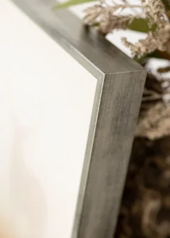 Ram Geb Canvasram Silver/Vit - Valfri Storlek (canvasramar)