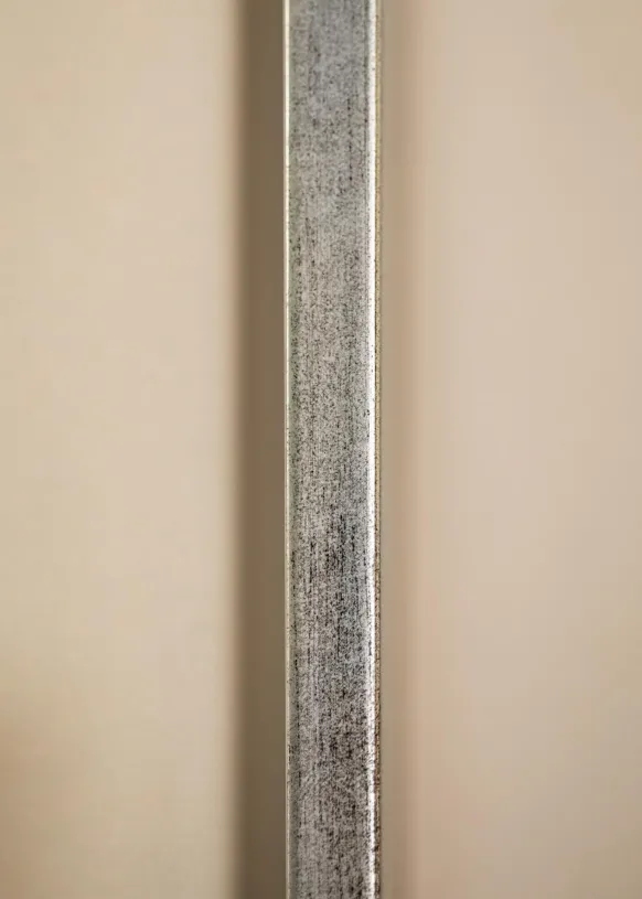 Ram Geb Canvasram Silver/Vit - Valfri Storlek (canvasramar)