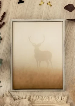 Ram Geb Canvasram Silver/Vit - Valfri Storlek (canvasramar)