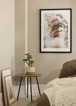 Ram Glas Black Wood 65x80 cm