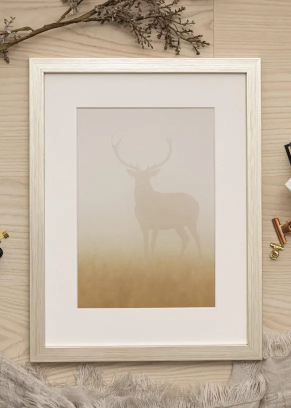Ram Glas Silver Wood 24x30 cm
