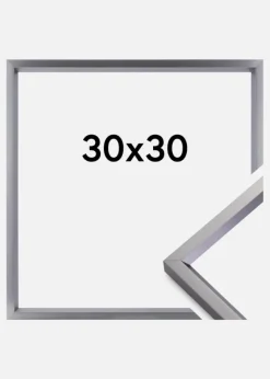 Ram Glas Steel Style Glas Stål 30x30 cm