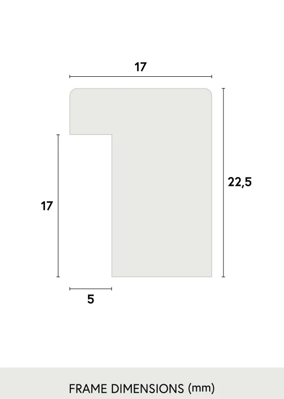 Ram Grimsåker Ek 24x30 cm